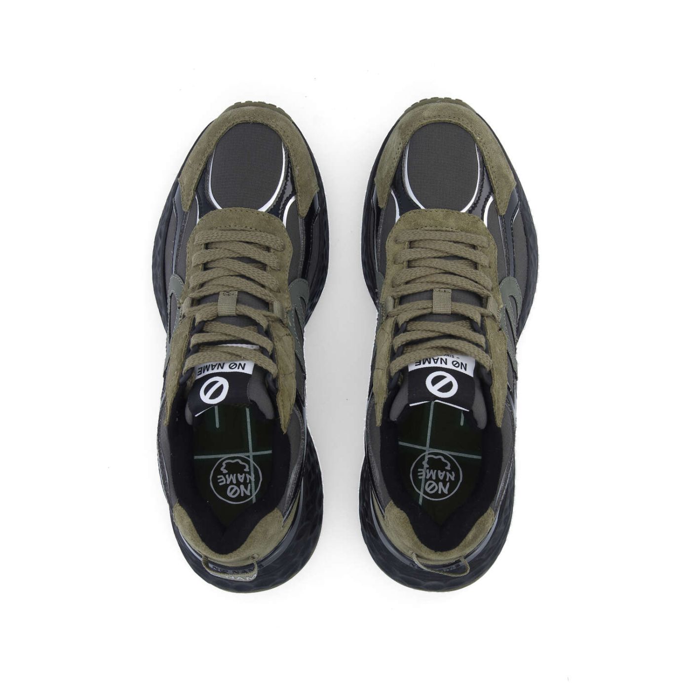 CARTER 2.0 RUNNER M - NYLON/SDE/SHINE - GRIGIO/VERDE CACHI/NERO